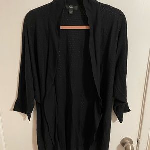 Plus Size Knit Open Front Cardigan